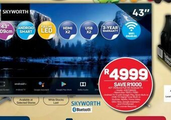 Pick n Pay Skyworth 43" uhd android smart tv offer