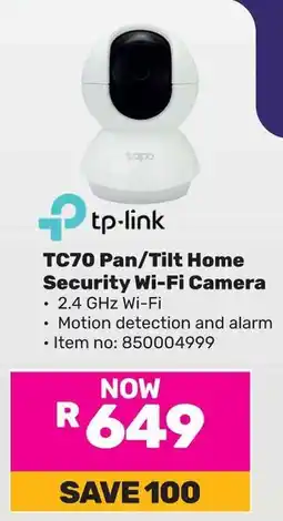 Game Tp-link TC70 Pan/ Tilt Home Security Wi-Fi Camera offer