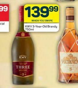 Pick n Pay Kwv 3 year old brandy offer