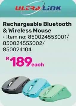 Game ULTRA-LINK Rechargeable Bluetooth & Wireless Mouse offer