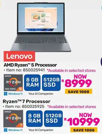 Game Lenovo AMD Ryzen 5 Processor offer