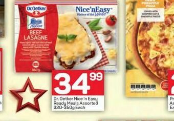 Pick n Pay Hypermarket Dr. oetker ready meals offer