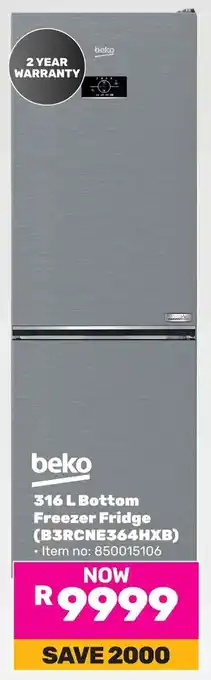 Game Beko Bottom Freezer Fridge offer