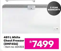 Game DEFY White Chest Freezer offer