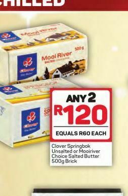 Pick n Pay Hypermarket Clover butter 2 offer