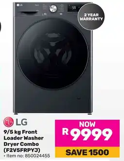Game LG Front Loader Washer Dryer Combo offer