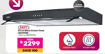 Game DEFY Black Cooker Hood offer