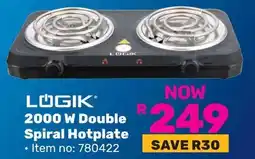 Game LOGIK 2000 W Double Spiral Hotplate offer