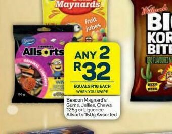 Pick n Pay Hypermarket Beacon maynards mini prepacks 2 offer