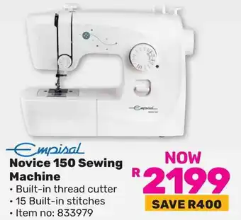 Game Empisal Novice 150 Sewing Machine offer