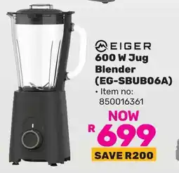 Game EIGER 600 W Jug Blender offer