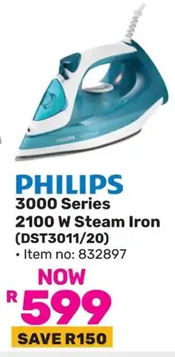 Game PHILIPS 3000 Series 2100 W Steam Iron offer