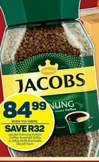 Pick n Pay Hypermarket Jacobs coffee offer