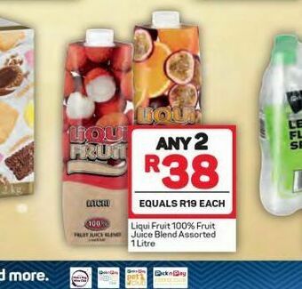 Pick n Pay Hypermarket Liqui-fruit fruit juice 2 offer
