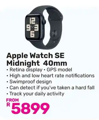 Game Apple Watch SE Midnight 40mm offer