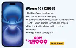 Game iPhone 16 128GB offer