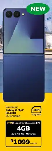 MTN Samsung Galaxy Z Flip7 offer