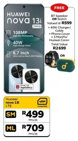MTN Huawei Nova 13i LTE offer