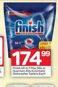 Finish dishwasher tablets