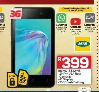 Pick n Pay Hypermarket Itel ac13 512mb offer