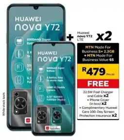 MTN Huawei Nova Y72 LTE offer