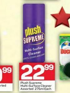 Plush cleaner