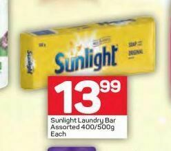 Pick n Pay Hypermarket Sunlight laundry soap offer
