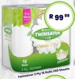 Super Save Twinsaver 2 Ply 18 Rolls 350 Sheets offer