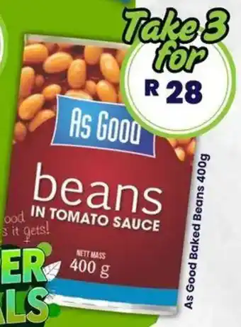 Super Save As Good Baked Beans offer