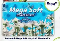 Super Save Daisy Soft Mega Soft 2 Ply 200 Sheets offer
