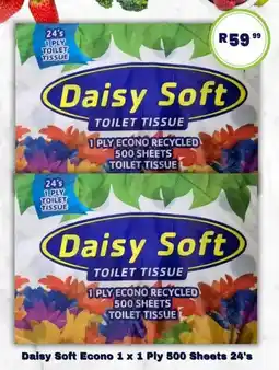 Super Save Daisy Soft Econo 1 x 1 Ply 500 Sheets offer