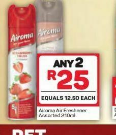 Pick n Pay Hypermarket Airoma air freshener 2 offer