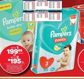 Pampers disposable nappies