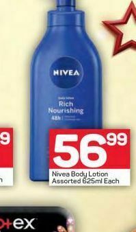 Pick n Pay Hypermarket Nivea body lotion offer