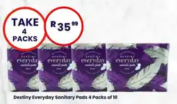 Super Save Destiny Everyday Sanitary Pads offer