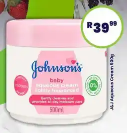 Super Save Johnson's Aqueous Cream offer