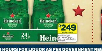 Pick n Pay Hypermarket Heineken beer offer