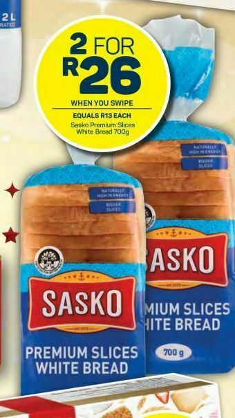 Pick n Pay Hypermarket Sasko bread 2 offer