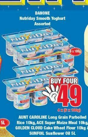 Boxer Nutriday smooth yoghurt 4 offer