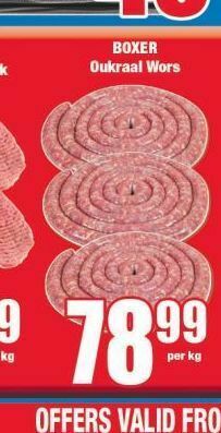 Boxer Boxer wors offer