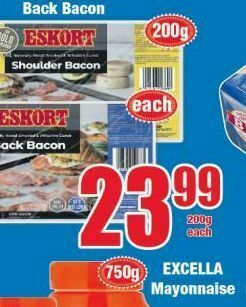 Boxer Eskort bacon offer