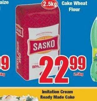 Boxer Sasko cake wheat flour offer