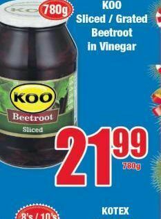 Boxer Koo beetroot offer