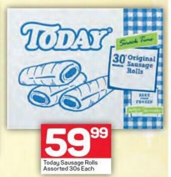 Pick n Pay Today Sausage Rolls Assorted 30s offer