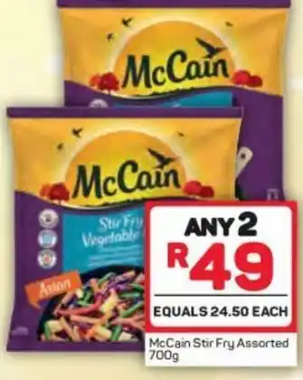 Pick n Pay McCain Stir Assorted 700g offer