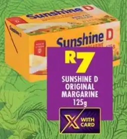 Shoprite Sunshine d original margarine offer