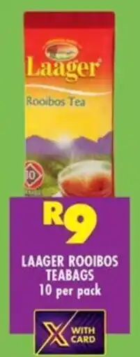 Shoprite Laager rooibos teabags offer