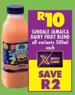 Shoprite Sundale jamaica dairy fruit blend all variants offer