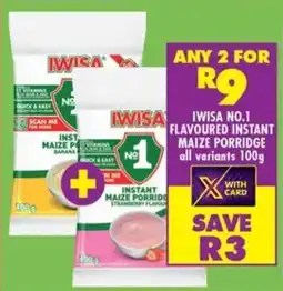 Shoprite Iwisa no.1 flavoured instant maize porridge offer