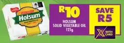 Shoprite Holsum solid vegetable oil offer